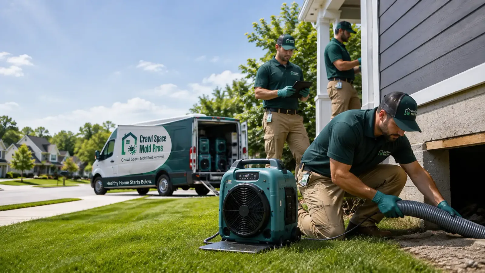 Crawl Space Mold Removal in Utica, KS